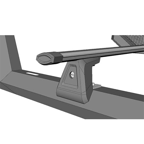 Vigor Roll Bar Black Off Road W/Cross Bar Modular Compatible with 2015-2022 Chevrolet Colorado|2015-2022 GMC Canyon-VRCB6405B