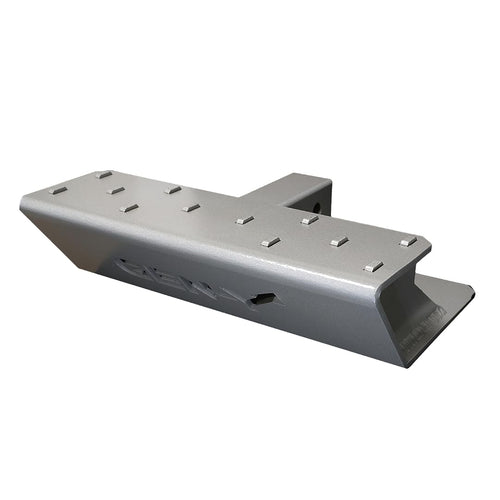 GEN-Y Hitch Aluminum Skid Plate for 2" Receiver, Clear Coated, Protection for Your Hitch Receiver, Perfect for Off-Road Adventures and Heavy-Duty use