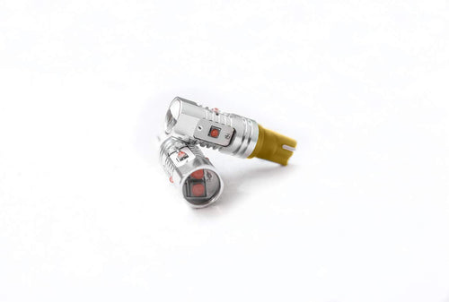 Race Sport RST10HPA T10 Hi Power Blast Series CREE LED Replacement Bulbs - Pair (Amber Color)