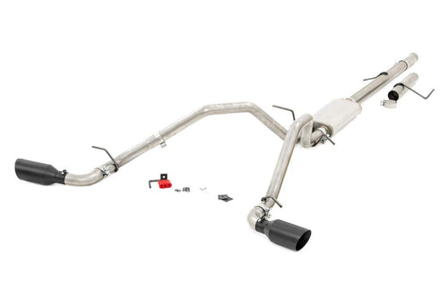 Dual Rough Country Cat-Back Exhaust for 09-13 Chevy/GMC 1500 | 4.8L/5.3L - 96008