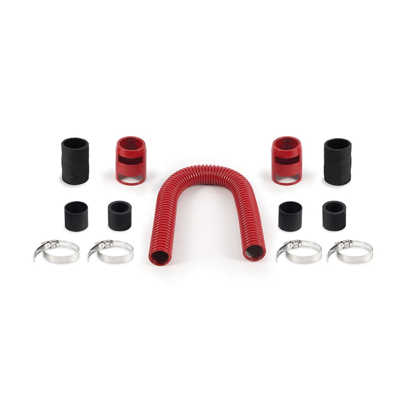 Mishimoto Universal Flexible Stainless Steel Radiator Hose Kit, 24”, Red