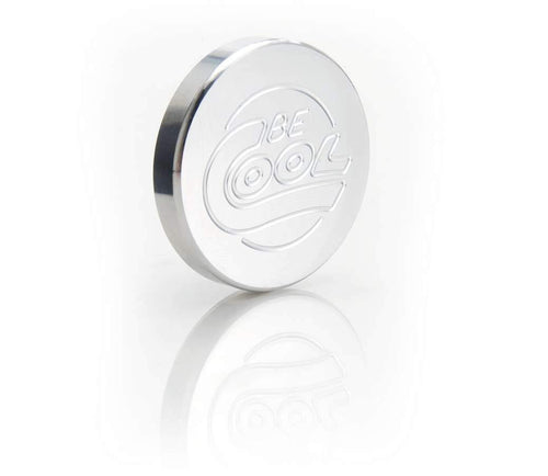 70001 Be Cool Natural Finish Billet Aluminum Round-Style Radiator Cap, 1 Pack