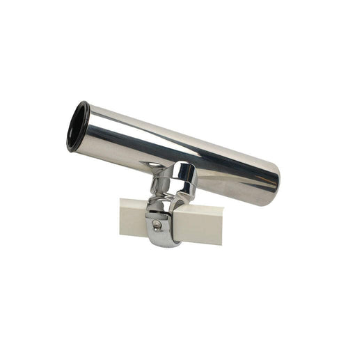 C.E. Smith Adjustable Clamp-On Pontoon Square Rail Rod Holder