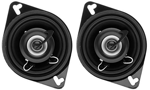 3.5 Inch Planet Audio TRQ322 Car Speakers - 140 Watts of Power Per Pair, 70 Watts Each, Full Range, 2 Way, Sold in Pairs