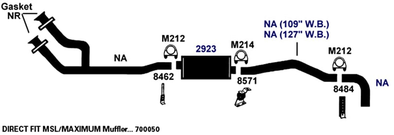 Exhaust Hanger AP Exhaust 8484