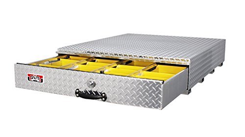 Truck Accessories Unique HBS308 40In X 9.5In X 48In X .100 Thick Diamond, Bed Safe Roller Drawer Box