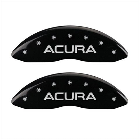 Acura MGP Caliper Covers 39011SACUBK Black Caliper Covers - Engraved Front & Rear44; Set of 4