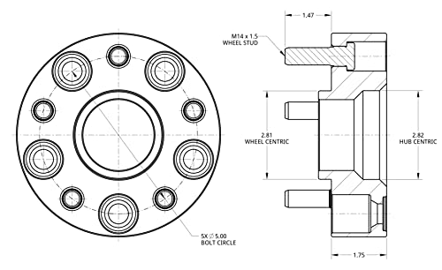 Blue Spidertrax WHS024 Wheel Spacer Kit