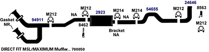 Hanger AP Exhaust 8462