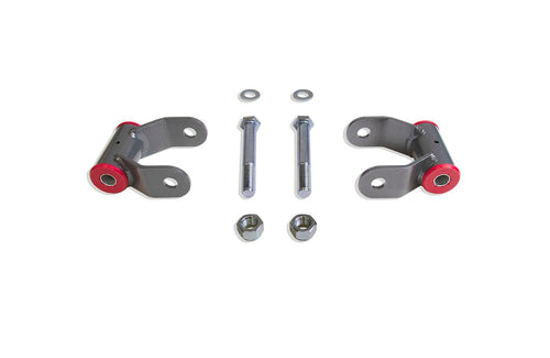 Part# 713210 MaxTrac SUSPENSION'S is A Pair of 1" Rear Lift Shackles FABRICATED from Steel & Powder Coated Grey