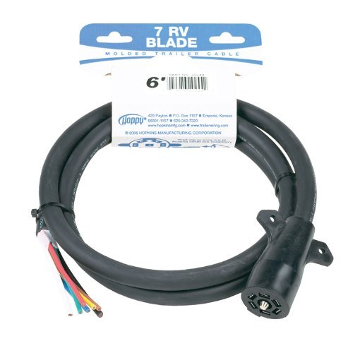 11' 7 RV Blade Molded Trailer Cable Hopkins Towing Solutions 20248