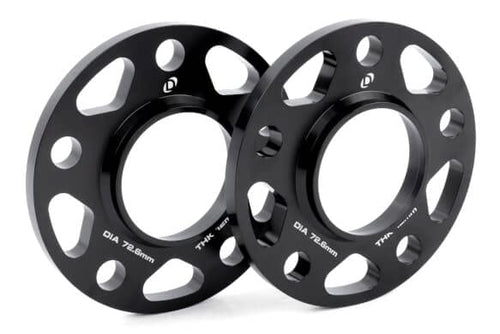 Dinan Wheel Spacers D210-2040 5x120 Bolt Circle - 76.2mm Center Bore - 12mm Thick - Pair