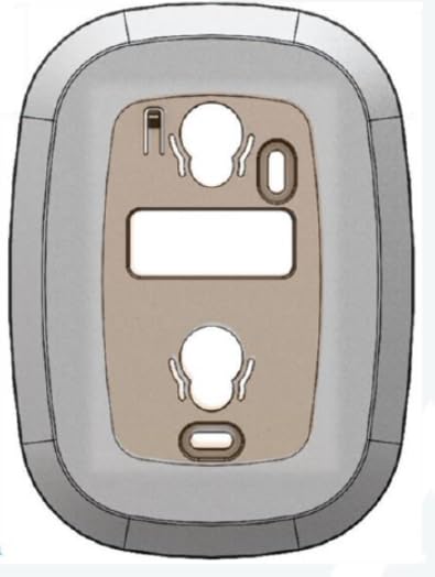 Oversize Coleman-Mach Wall Thermostat Mounting Plate