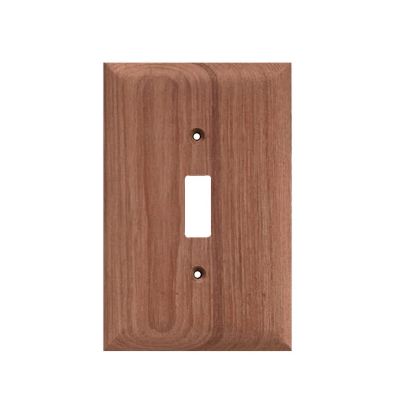 Teak Whitecap Switch Cover Plate