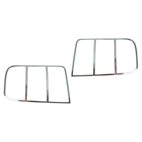 5R3Z-13489-C Drake Muscle Cars Tail Light Chrome Finish Bezel Pair