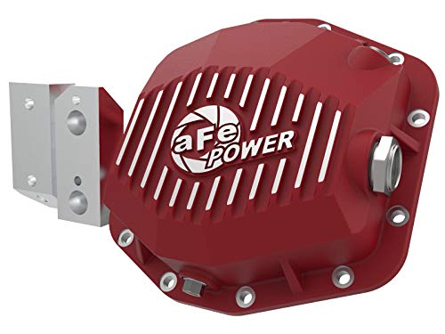 aFe POWER Rear Differential Cover Pro Series Red w/Machined Fins - #46-71190R - Jeep Gladiator (JT) 20-23 (Dana M220)