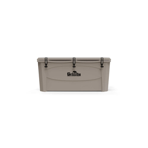 165 Cooler Grizzly | 165 qt Ice Chest Durable Rotomolded Insulated | Made in USA | Warranty for Life | for Beach Boat Camping Fishing Hunting | G165 | Whitetail