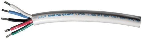 Marine Grade Ancor 155010 Electrical Round Tinned Boat Mast Cable (14-Gauge, 100-Feet)