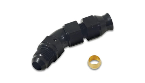 Fitting Tube Adapter Vibrant Performance 4 5 degree -6AN Male to 5