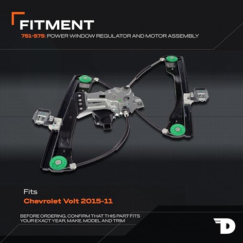 Dorman Front Driver Side 751-575 Power Window Regulator and Motor Assembly Compatible with Select Chevrolet Models