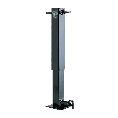Bulldog HD 182800 Square Trailer Jack, 12,000 lbs. Support Capacity, Sidewind, 12-1/2 Inch Travel, No Handle