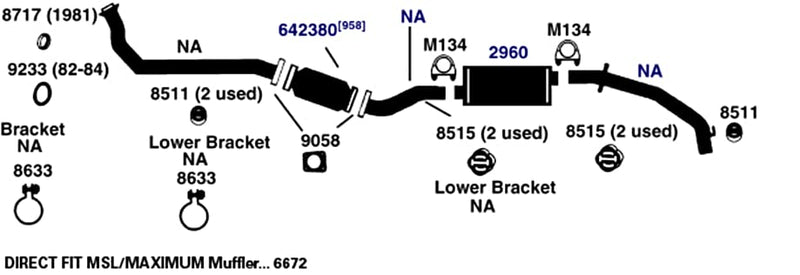 U Clamp AP Exhaust - 8633