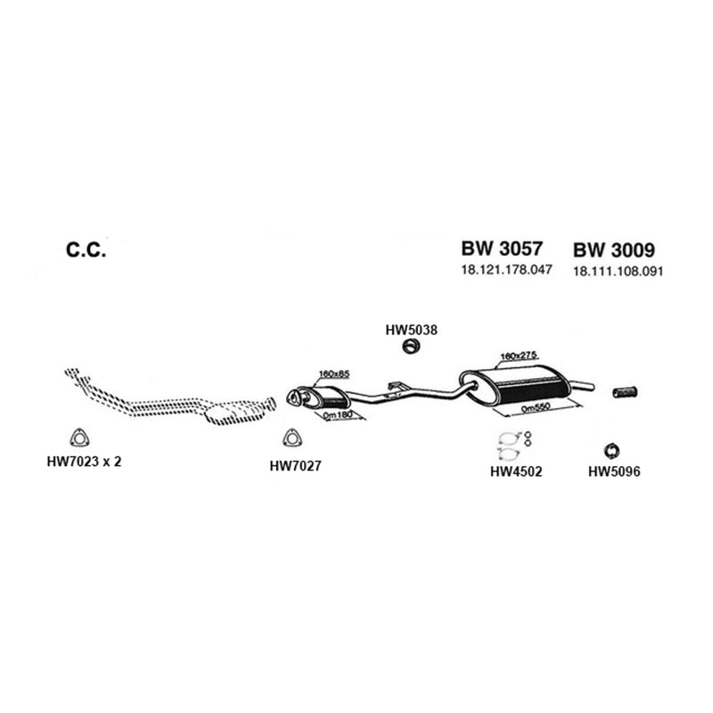 Hw4254 Ap Exhaust Products Clamp