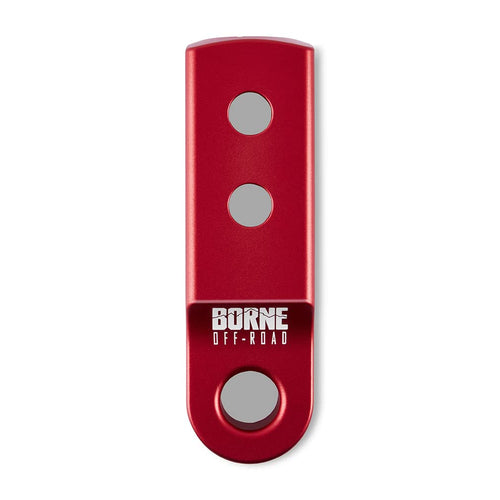 2” Hitch Receiver Borne Off-Road Shackle Mount, Red