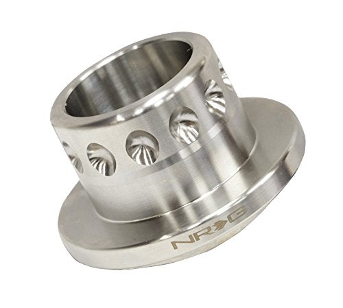 NRG Innovations Steering Wheel NRG-SRK-SWH Quick Release Short Hub Spline Adapter, Fits 3/4'' Diameter, Stainless Steel Welded Hub Adapter With 3/4" Clearance