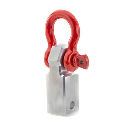 Soft Shackle Hitch Weigh Safe - Corrosion-Resistant Aluminum Tow Accessory - Red, 45,000-lb Break Strength, Fits All 2" Receiver