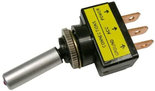 Peterson Heavy Duty PMV5571PT Red Toggle Spst 50A/6-24V .5 Mount