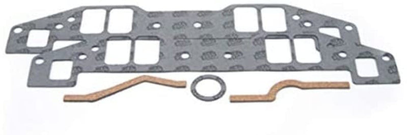 Intake Manifold Gasket SCE Gaskets, 0.062 in Thick, Composite, 1.365 x 2.195 in Rectangular Port, RHS 14-Degree Head, Small Block Chevy, Kit