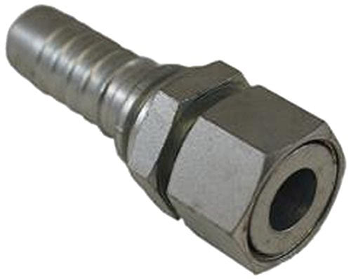 Gates GlobalSpiral 10GS-10FFORX Couplings, Female Flat-Face O-Ring Swivel, Zinc Plated Carbon Steel, 3.70", 5/8" ID