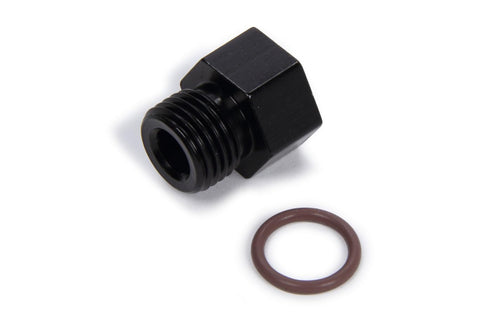 Fragola Performance Systems #6 Port Plug 481426-BL 9/16-18 With 1/8 Fpt Port Black