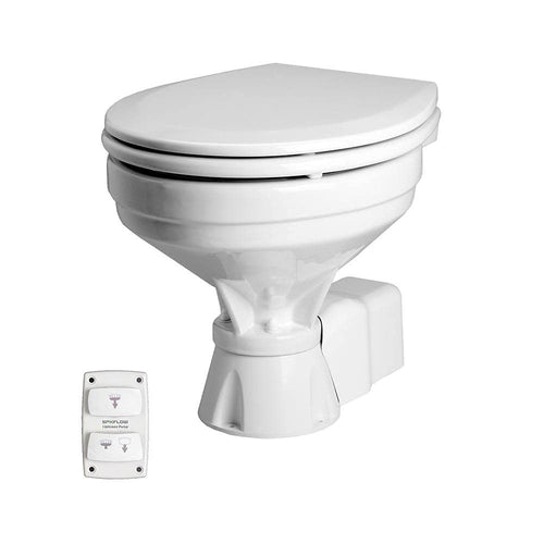 AquaT Johnson Pump Toilet Electric - Comfort - 12V w/Solenoid