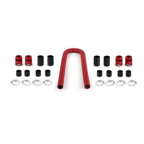 Mishimoto Universal Flexible Stainless Steel Radiator Hose Kit, 48”, Red