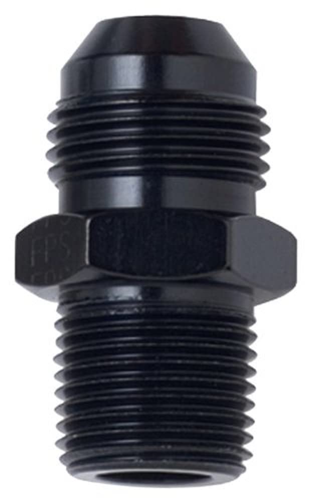Size (-4) Fragola 481644-BL Black x 3/8" MPT Straight Adapter Fitting