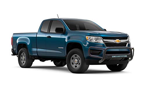 Modular Black Horse Beacon Front Runner Bumper Guard with 20” LED Lights Textured Black Compatible with 2015-2022 Chevrolet Colorado (Excl. ZR2 Models)-BFRG15