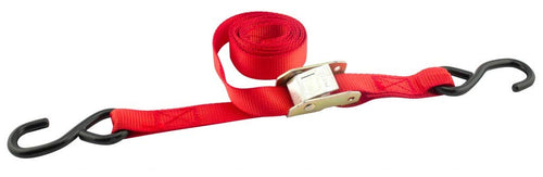 1" x 6' Motorcycle Cam Buckle Tie-Down Strap Erickson 55701 Red