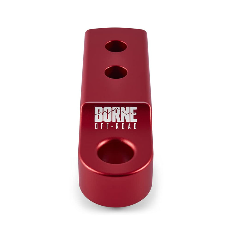 2” Hitch Receiver Borne Off-Road Shackle Mount, Red
