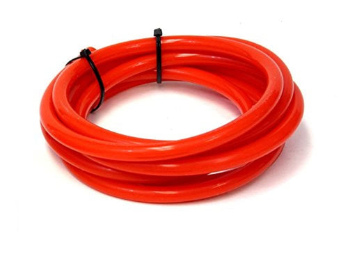 5' Length HPS HTSVH8-REDx5 High Temperature Red Silicone Vacuum Tubing Hose (40 psi Maxium Pressure, 5/16" ID)