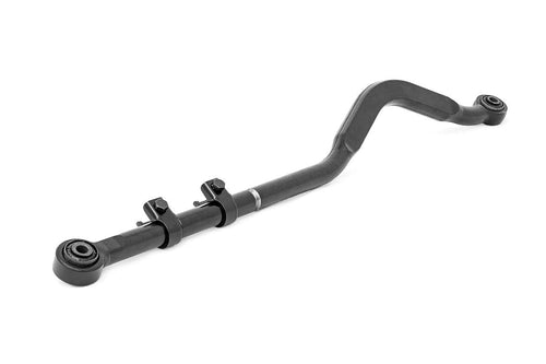 Forged Rough Country Adjustable Track Bar for 18-23 Jeep Wrangler JL/JT - 11061, Front, Black