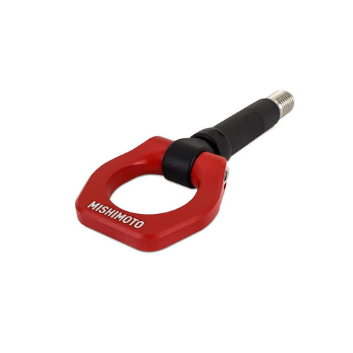 Racing Mishimoto Tow Hook, 91mm/BMW Style 20mm Thread, Red