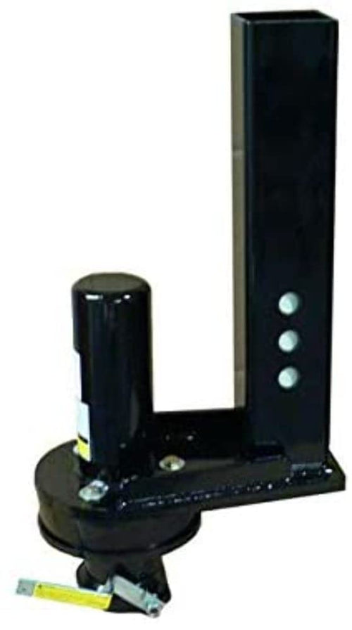 CC8 Black PopUp Cushion Gooseneck Coupler (4" sq. 9" Offset)