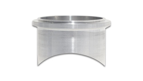 Blow Off Valve Flange Vibrant Performance 10136, Weld-On style, fits Tial 50mm, Tial Q and Tial QR BOV, coped for 2.50 in. diameter tubing, Aluminum, each