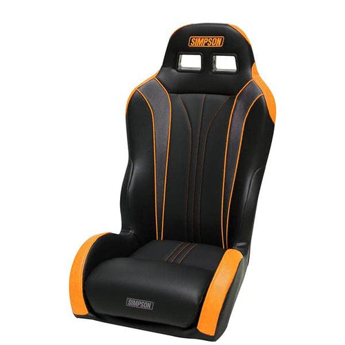Vortex II Simpson Racing 104-308 UTV Seat Black/Orange Each