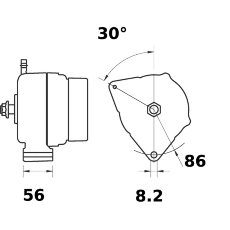 MG177 Mahle Alternator
