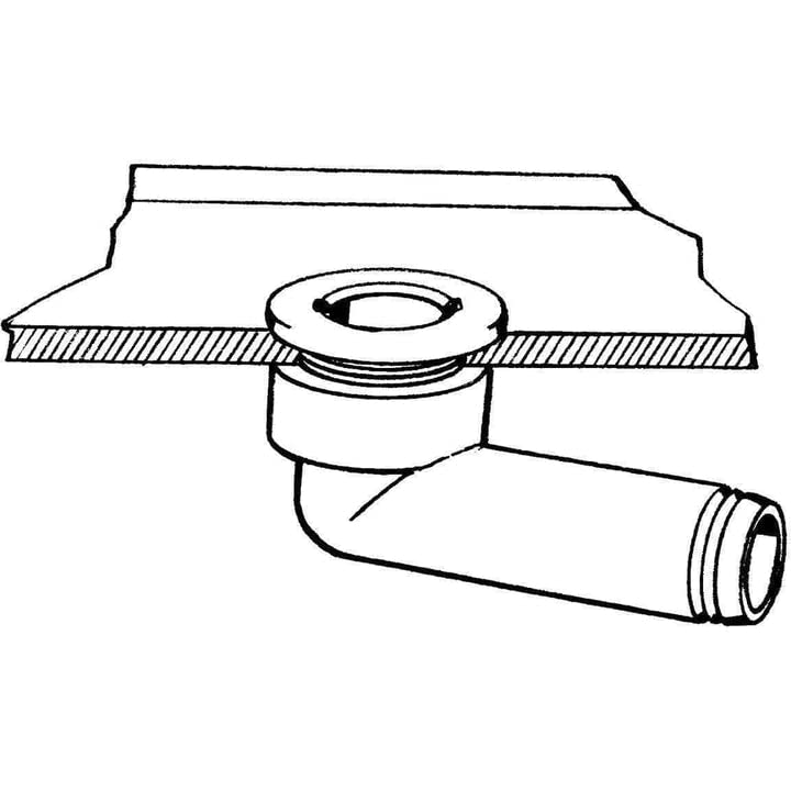 90 Degree Thru-Hull Fittings T-H Marine 1-1/2 Inch – Durable Plastic Hose Barb for Marine Plumbing – UV Stabilized Chrome Plated Fittings for OEM Boat Builders
