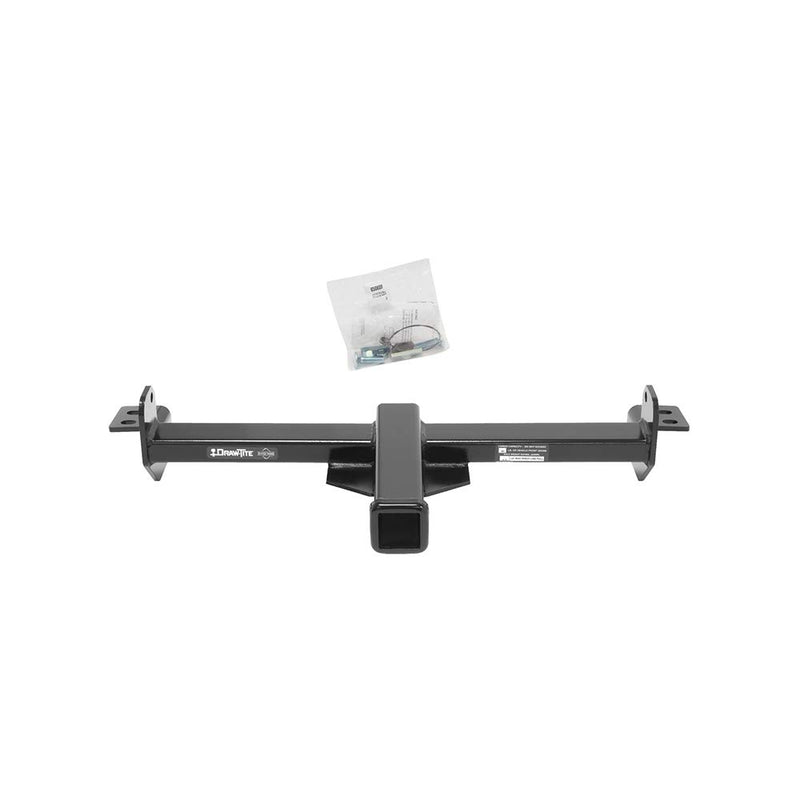 Front Mount Draw-Tite Hitch Receiver, 2 Inch Square Receiver, Compatible with Chevrolet Silverado and GMC Sierra Selected Models (Please Verify Vehicle Application)