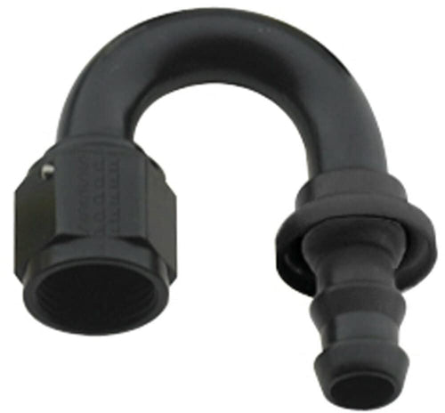 180 Degree -16AN Push-Lite End Fragola Black